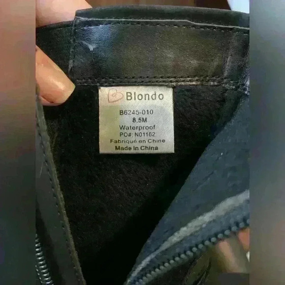 Blondo Val Waterproof boots - worn once, like new Sz 8.5 leather - Picture 6 of 16